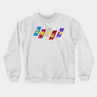 ENJOY Typography Crewneck Sweatshirt